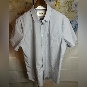 Lacoste Men's Regular Fit Short Sleeve Oxford Shirt NWOT